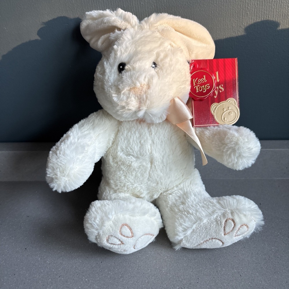 Keel Toys carrot, Foot, Bunny, Rabbit  Soft Plush Toy 8" New